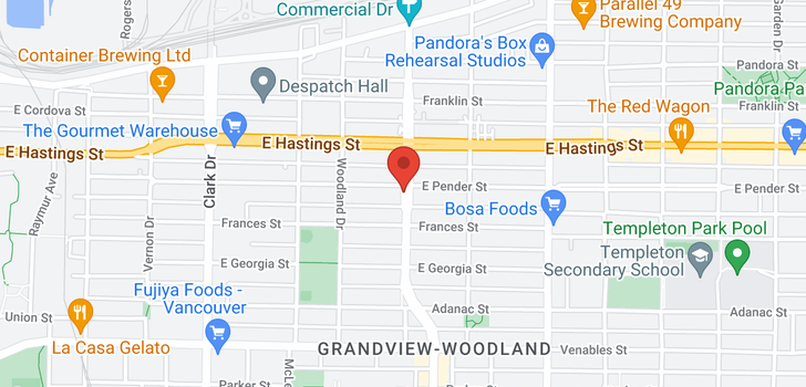 map of 517 COMMERCIAL DRIVE